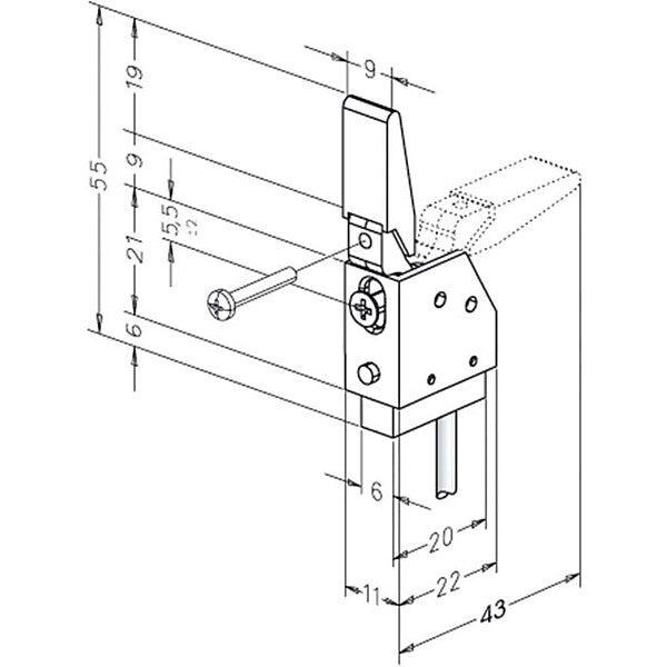 effeff Riegelschaltkontakt 878----------00